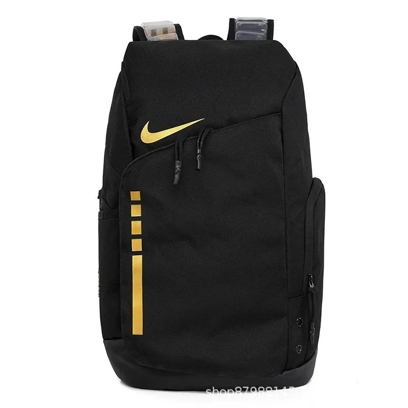 Nike Black and Gold Backpack